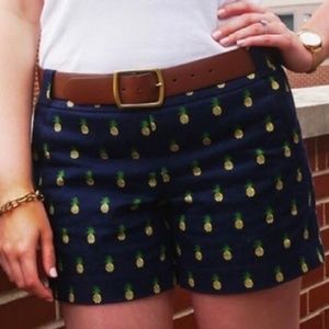 Jcrew Pineapple Stretch Shorts